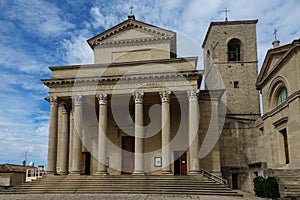 Basilica di San Marino in the republic of San Marino