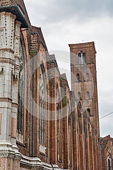 Basilica di San Petronio in Bologna, Italy photo