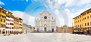 Basilica di Santa Croce in Florence, Tuscany, Italy photo