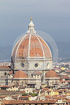 Basilica di Santa Maria del Fiore cathedral in Tuscany, Italy