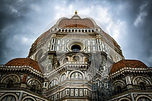 Basilica di Santa Maria del Fiore, or Duomo, in Florence, Italy