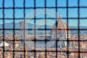 Basilica di Santa Maria del Fiore in Florence,Italy