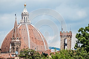 The Basilica di Santa Maria del Fiore in Florence, Italy