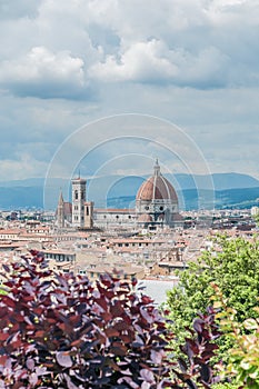 The Basilica di Santa Maria del Fiore in Florence, Italy