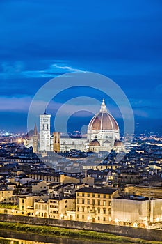 The Basilica di Santa Maria del Fiore in Florence, Italy