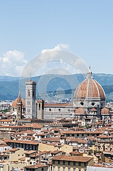 The Basilica di Santa Maria del Fiore in Florence, Italy