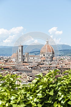 The Basilica di Santa Maria del Fiore in Florence, Italy