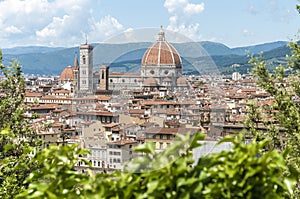 The Basilica di Santa Maria del Fiore in Florence, Italy