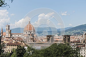 The Basilica di Santa Maria del Fiore in Florence, Italy