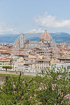 The Basilica di Santa Maria del Fiore in Florence, Italy