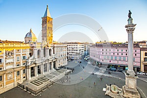 The Basilica di Santa Maria Maggiore in Rome, Italy