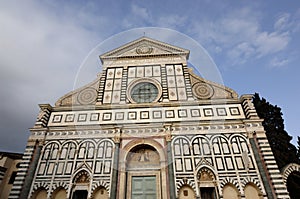 Basilica di Santa Maria Novella in Florence. photo