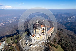 Basilica di Superga dal drone