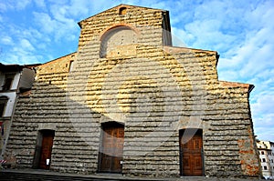 Basilica in Florence, Italy photo