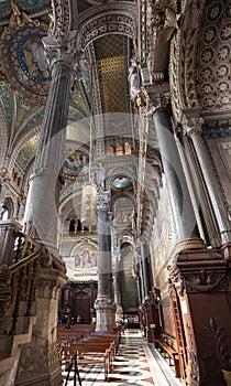 Basilica Fourviere inside, Lyon