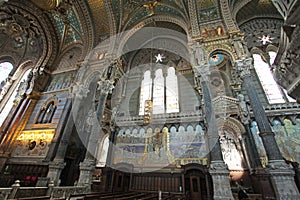 Basilica Fourviere inside, Lyon