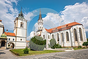 Basilica in the historic town of Levoca, Slovakia