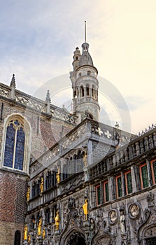 Basilica of the Holy Blood at the Burg in Bruges / Brugge, Belgium