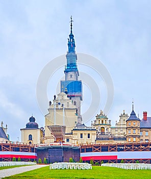 Basilica of Jasna Gora monastery in Czestochowa, Poland