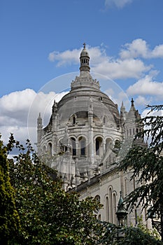 Basilica of Lisieux, church of pilgrimage in Normandy