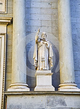 Basilica Mauriziana. View from the Via Milano street. Turin, Piedmont, Italy photo