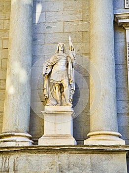 Basilica Mauriziana. View from the Via Milano street. Turin, Piedmont, Italy photo