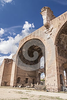 The Basilica of Maxentius and Constantin