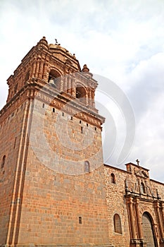 Basilica Menor de la Merced or The Convent of la Merced, Par of UNESCO Word Heritage Site in Cusco, Peru