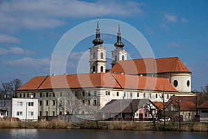 Basilica minor in Sastin-Straze, Slovak republic. Famous Religious architecture