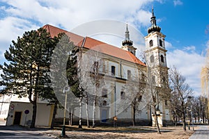 Basilica minor in Sastin-Straze, Slovak republic. Famous Religious architecture