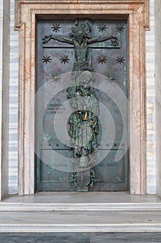 The basilica of the Most Holy Savior and of Saints John the Baptist and the Evangelist in the Lateran in Rome