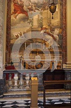 The basilica of the Most Holy Savior and of Saints John the Baptist and the Evangelist in the Lateran in Rome