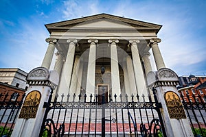 The Basilica of the National Shrine of the Assumption of the Blessed Virgin Mary, in Baltimore, Maryland.