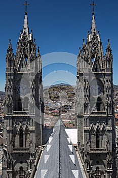 Basilica of the National Vow in Quito, Ecuador