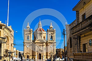 Xaghra Paris Church (Triq Il Knisja), Ix-Xaghra, Gozo, Malta, Europe photo