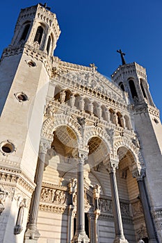 Basilica of Notre-Dame de Fourviere, Lyon, France photo