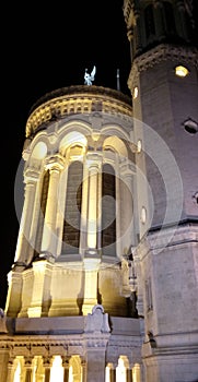 Basilica of Notre Dame de FourviÃ¨re, Lyon, France