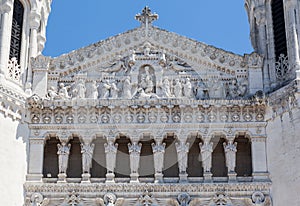 Basilica of Notre-Dame de FourviÃ¨re Lyon France