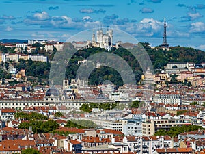 Basilica of Notre Dame of Fourviere - Lyon, France