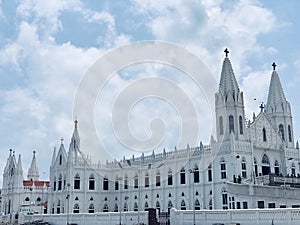 Basilica of Our Lady of Good Health, Sanctuary of St. Mary`s shrine, Cathedral of St. Mary, facade of holy trinity.