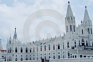 Basilica of Our Lady of Good Health, Sanctuary of St. Mary`s shrine, Cathedral of St. Mary, facade of holy trinity.