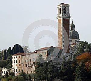 Basilica of our Lady of Monte Berico in Vicenza photo