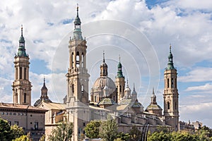 Basilica of our Lady of Pilar in Zaragoza, Spain