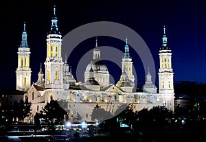 Basilica of Our Lady of the Pillar in Zaragoza photo