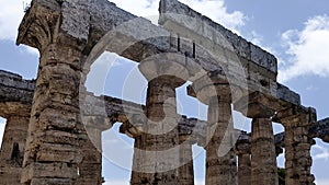 The Basilica of Paestum is the oldest of the temples in the ancient Greek city of Paestum, dating from 6th century BC