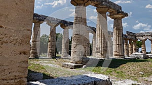 The Basilica of Paestum is the oldest of the temples in the ancient Greek city of Paestum, dating from 6th century BC