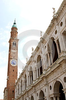 Basilica Palladiana in piazza dei Signori in vicenza in Italy