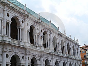 The Basilica Palladiana in Vicenza in Italy photo