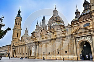 Basilica of Pilar in Zaragoza