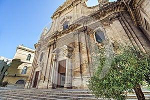At the Basilica Pontificia ConCattedrale di Maria Santissima della Madia in Monopoli Italy photo